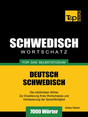 cover image of Deutsch-Schwedischer Wortschatz für das Selbststudium